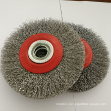 Cepillo circular de la rueda del alambre de acero de 5 pulgadas para la amoladora (YY-639)